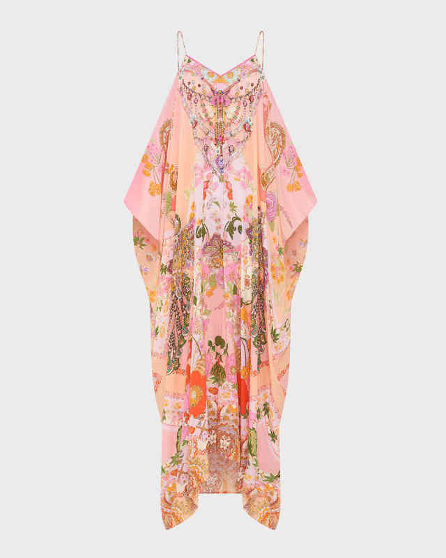 Clever Clogs Crystal Shoestring Strap Kaftan