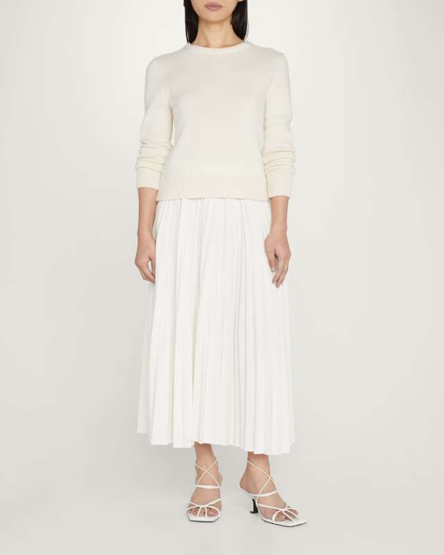 Fitted Cashmere Sweat
