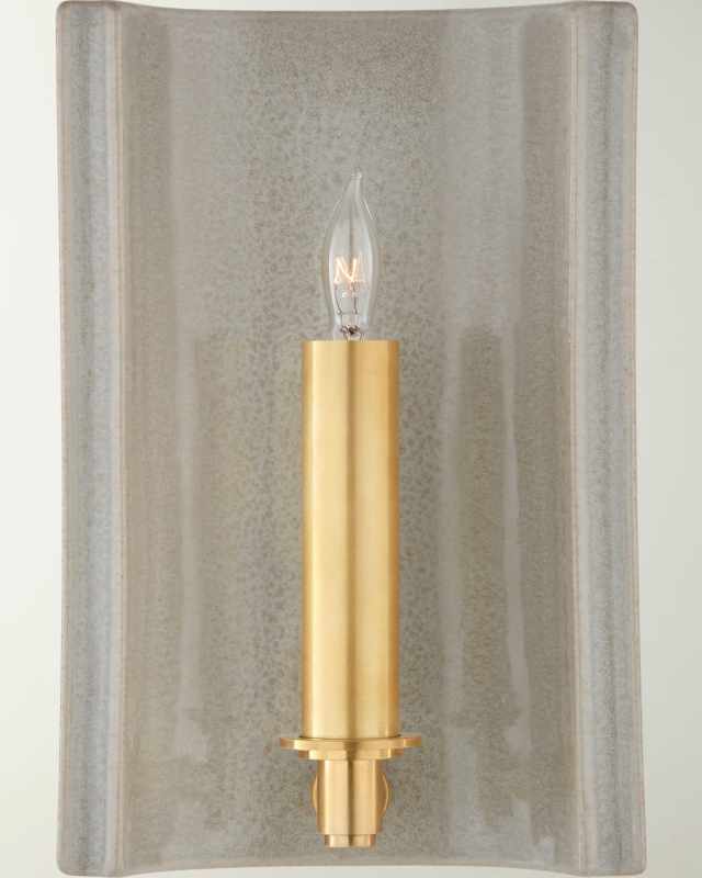 Leeds Small Rectangle Sconce By Christopher Spitzmiller