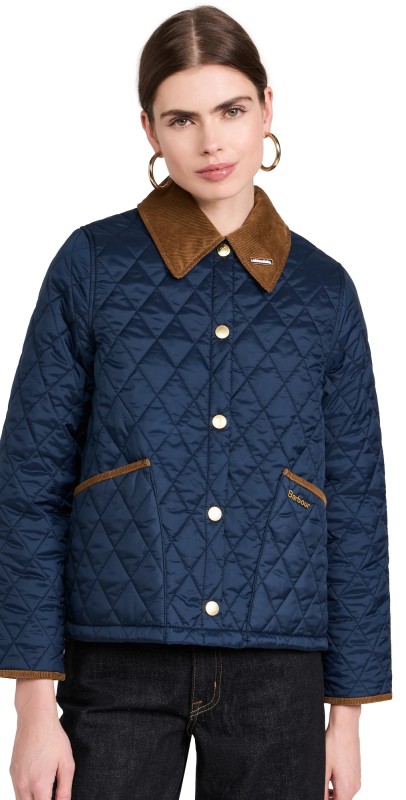 Barbour Barbour 30th Anniversary Cropped Liddesdale Barn Jacket Navy/Classic