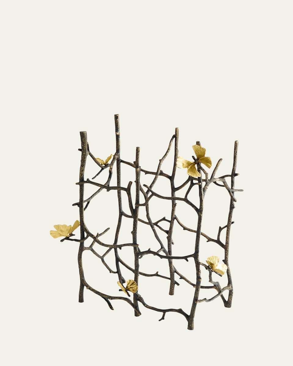 Butterfly Ginkgo 6 Bottle Wine Rack