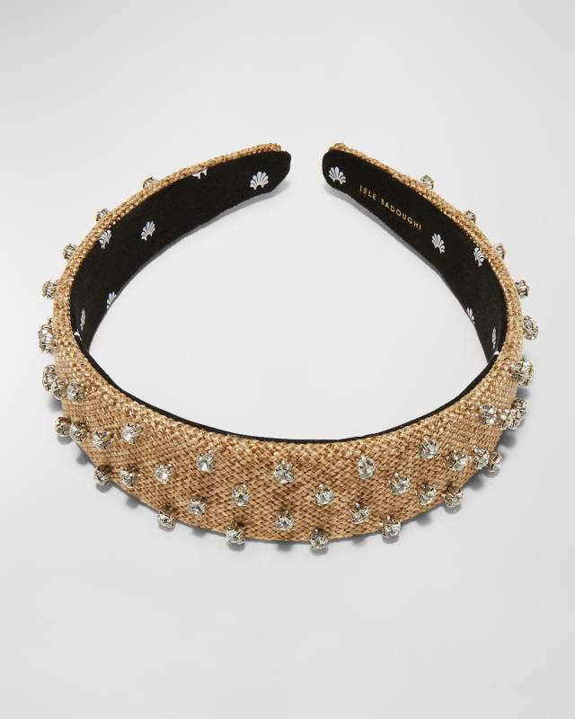 Bessette Embellished Woven Headband