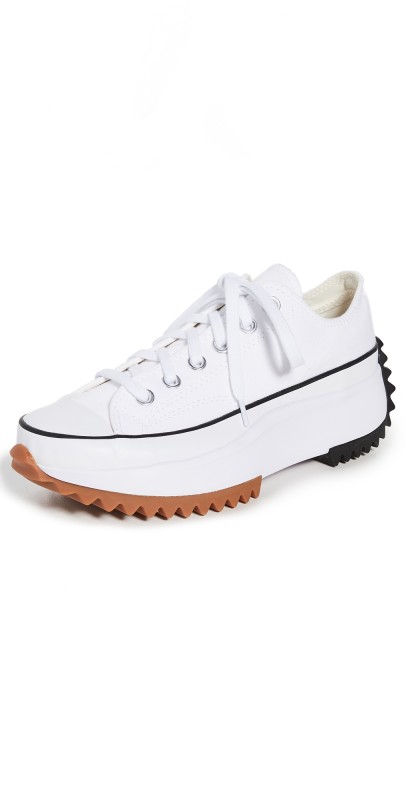 Converse Run Star Hike Platform Sneakers White/Black/Gum