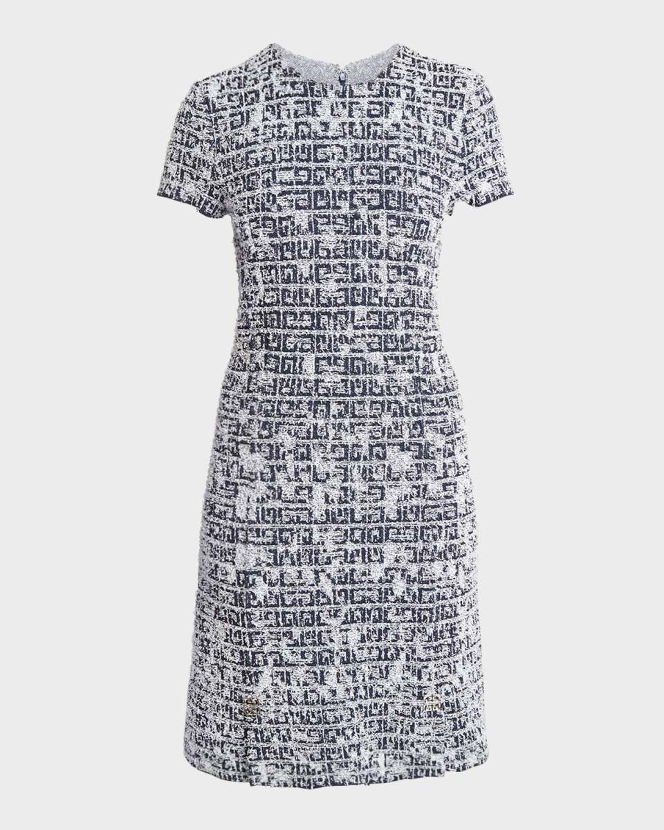 Lurex Tweed 4G-Print Mini Dress