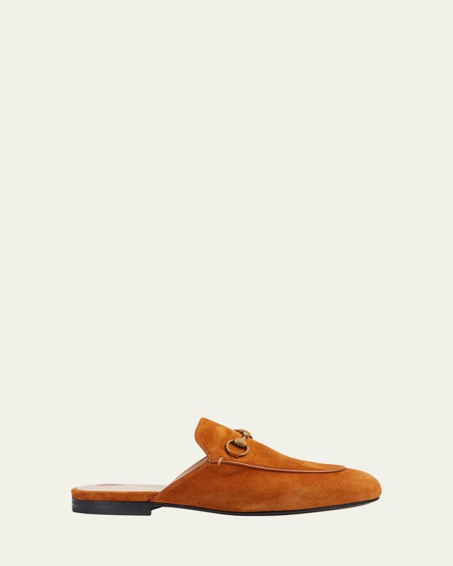 Princetown Suede Loafer Mules