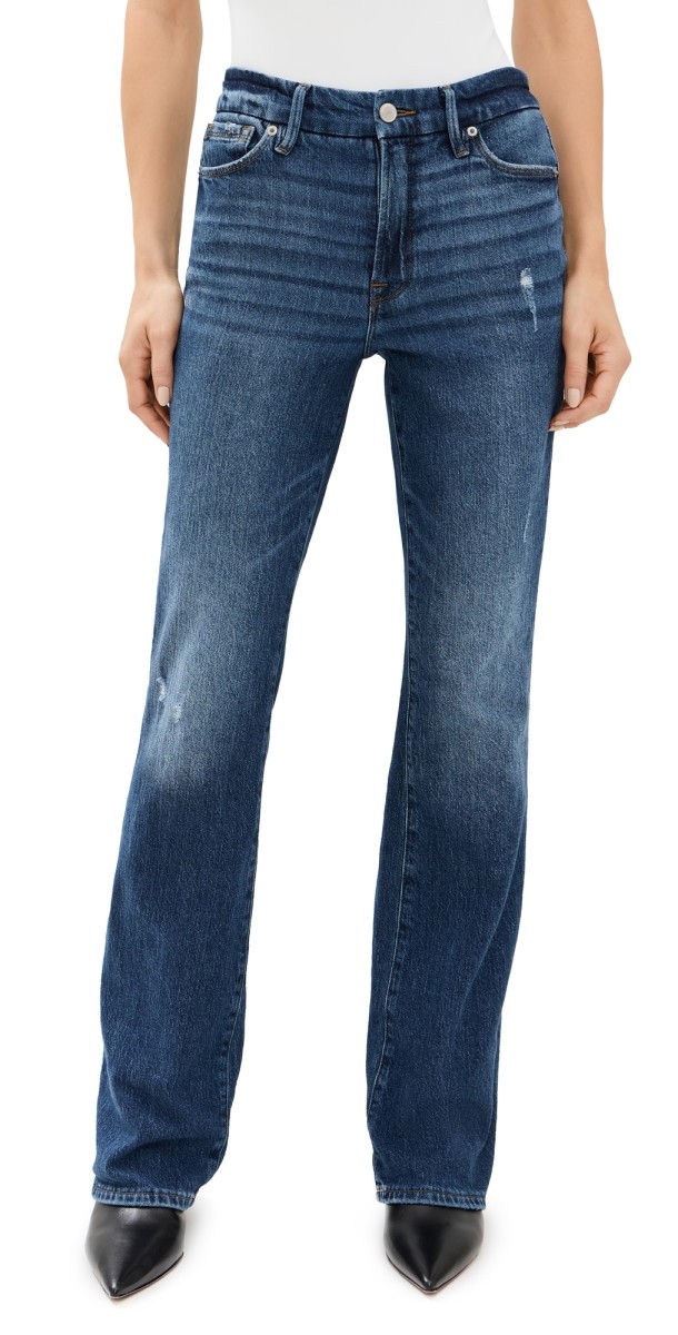 Good American Good Classic Boot Jeans Indigo704