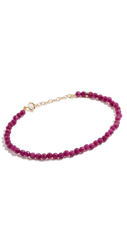 JIA JIA July Birthstone Bracelet July - Ruby