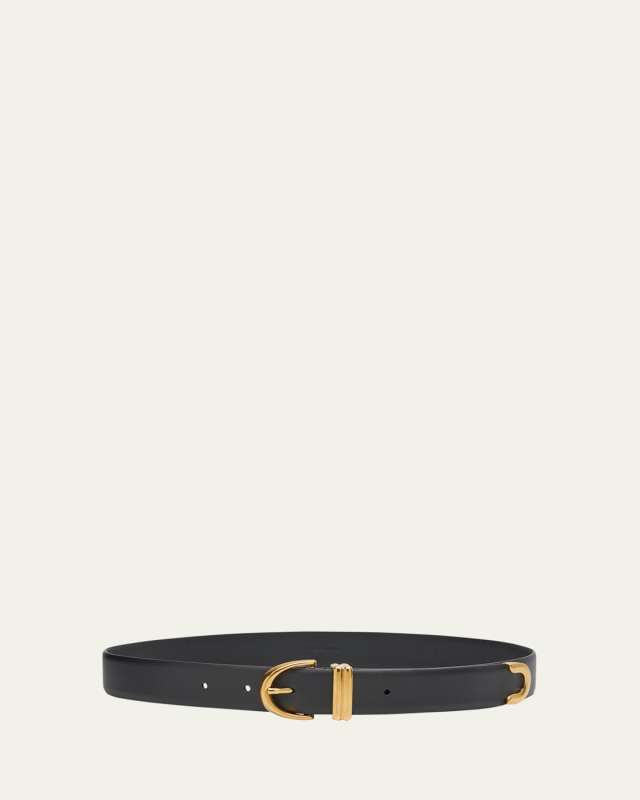 Bambi Skinny Leather Belt