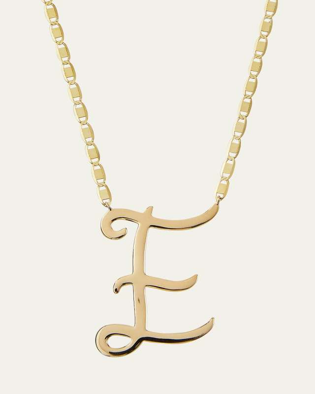 14k Malibu Initial Necklace