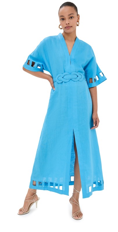 Figue Adalaide Dress Maldives Blue