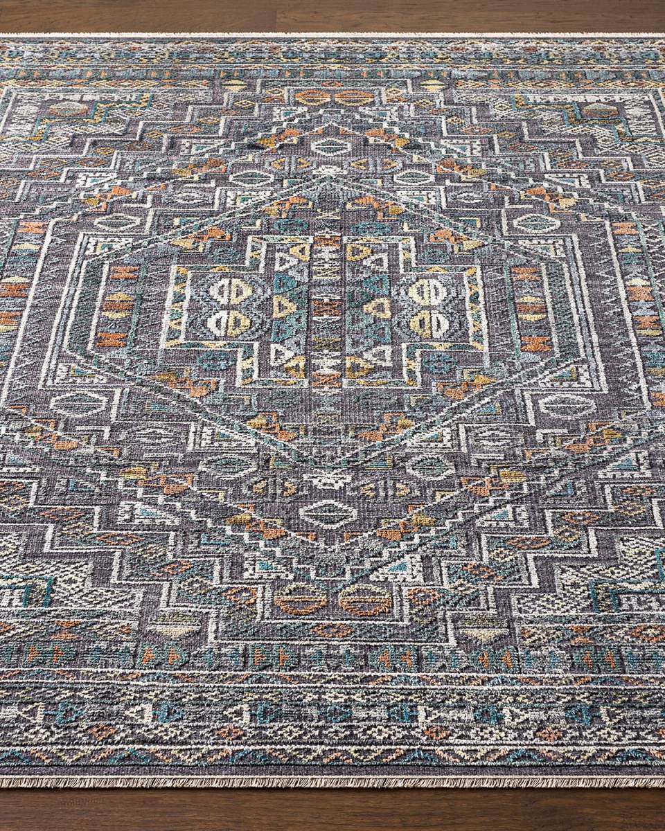 Slate Hand-Knotted Rug, 9' x 12'