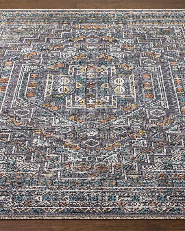 Slate Hand-Knotted Rug, 9' x 12'