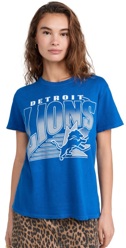 Junk Food Lions Vintage Tee Blue