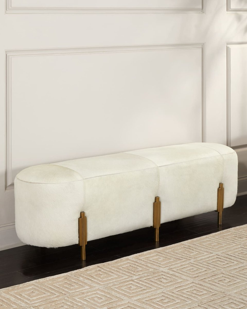 Justin Hairhide Bench 62"