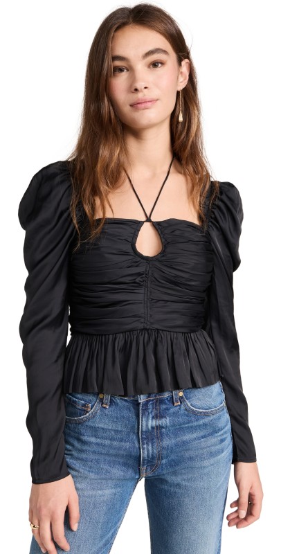 Ulla Johnson Mirelle Blouse Noir