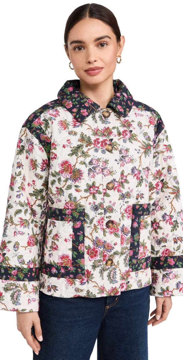 RHODE Emil Jacket Macadamia Morlaix Fleur