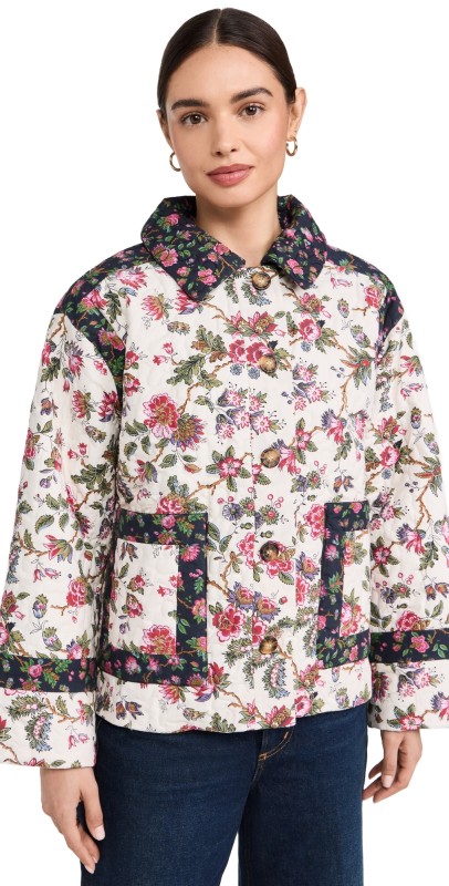 RHODE Emil Jacket Macadamia Morlaix Fleur