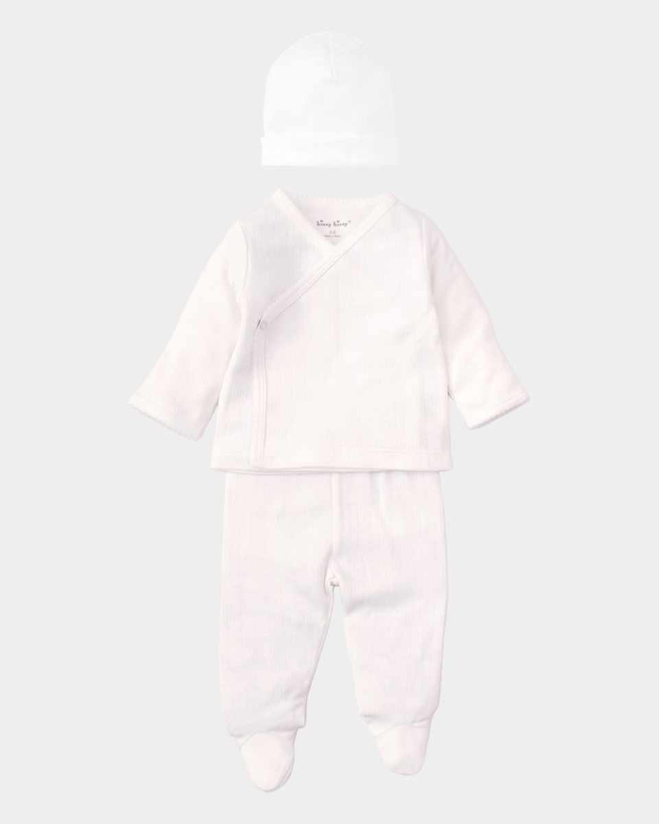 Girl's Three-Piece Take Me Home Set, Size Newbor