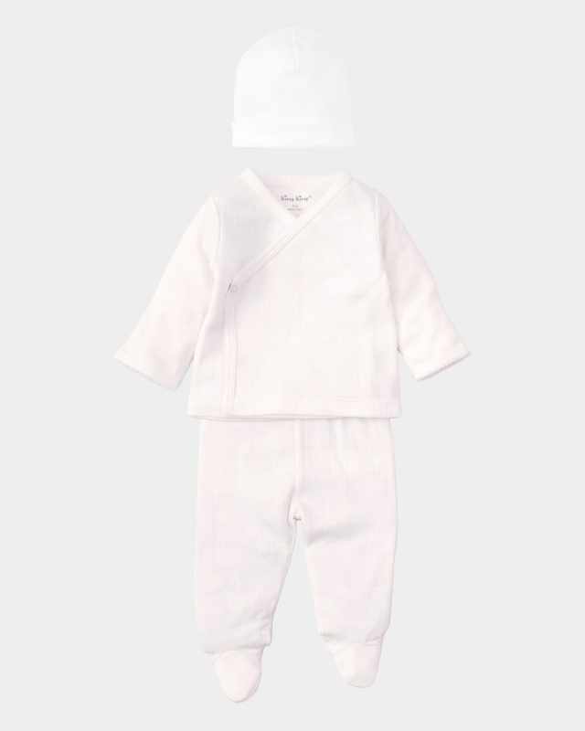 Girl's Three-Piece Take Me Home Set, Size Newbor