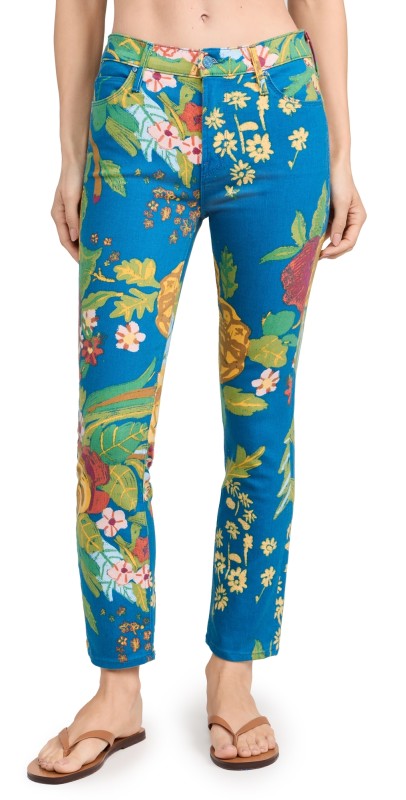 MOTHER The Mid Rise Dazzler Crop Jeans LTM/Late Bloomer