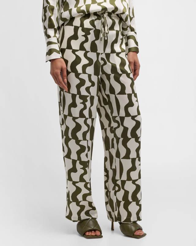 Damani Drawstring Twill Pants