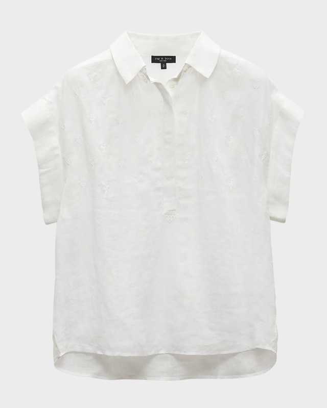 Robin Embroidered Top