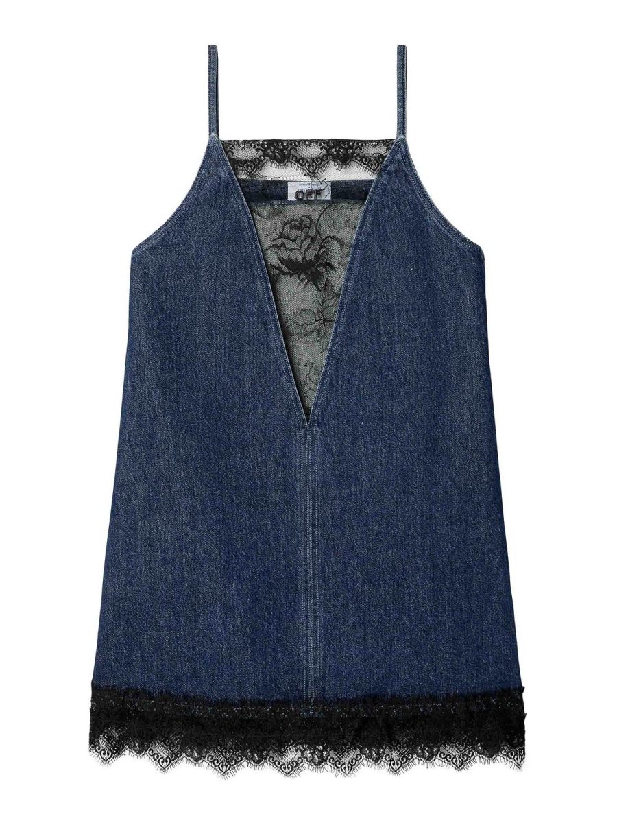 Off-White Robe Au Genou - Noir