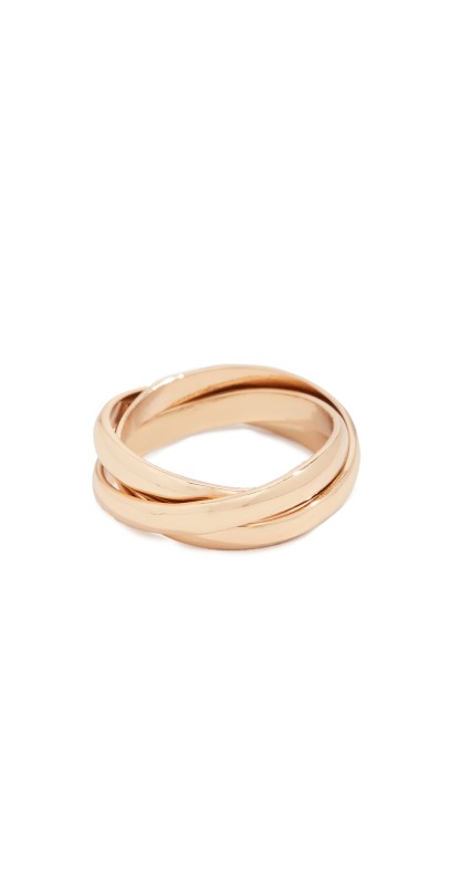 SHASHI Vera Ring Yellow Gold