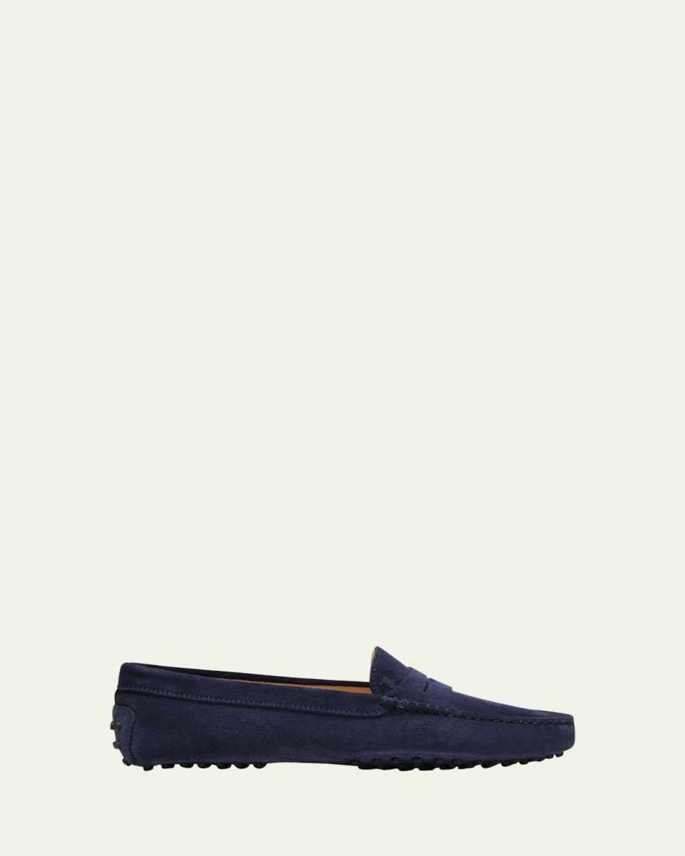 Gommini Suede Driver Penny Loafers