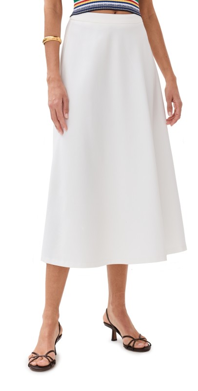 STAUD Lighthouse Skirt Ivory