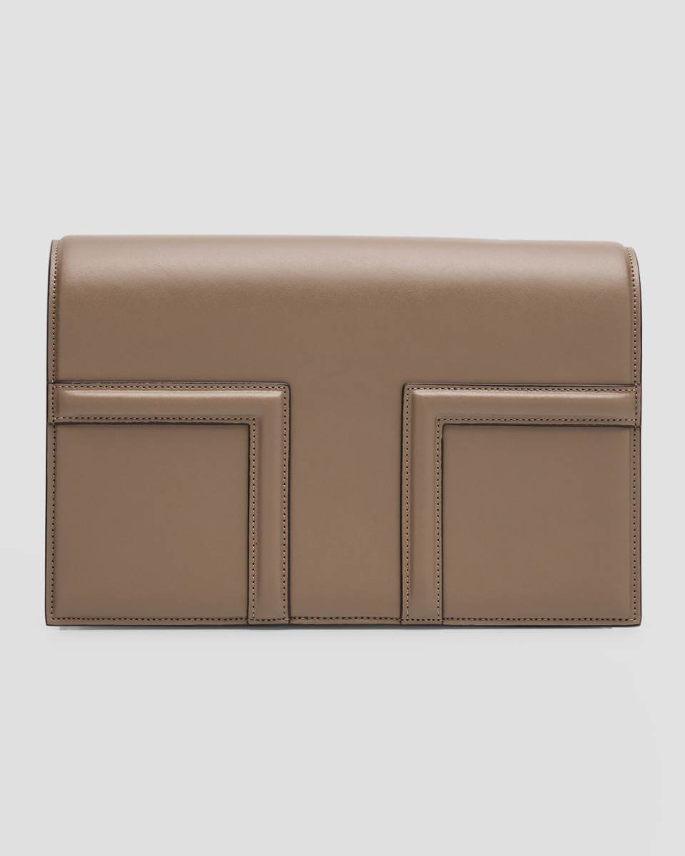 T-Flap Bag in Smooth Leather