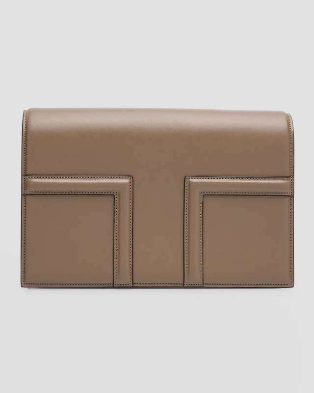 T-Flap Bag in Smooth Leather