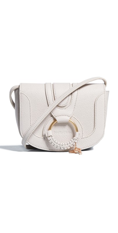 See by Chloe Hana Mini Saddle Bag Cement Beige