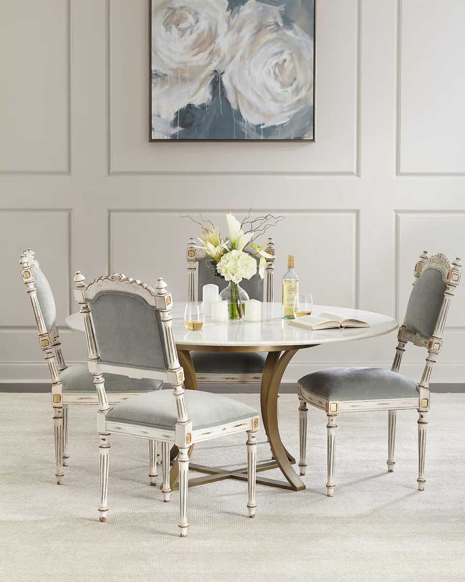 Angelette Velvet Dining Side Chair