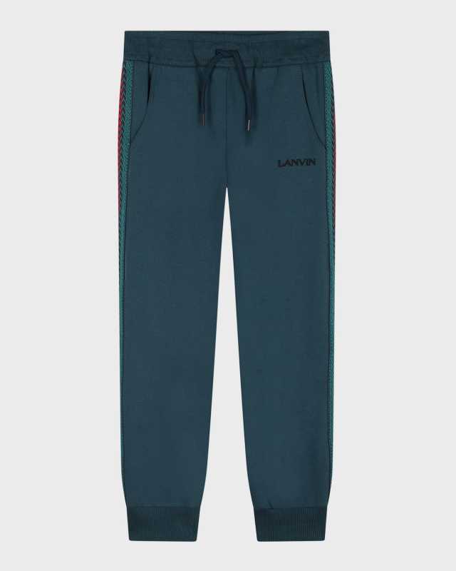 Boy's Logo-Print Track Suit Pants, Size 4-