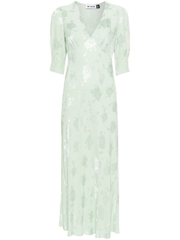 Zadie V-neck midi dress