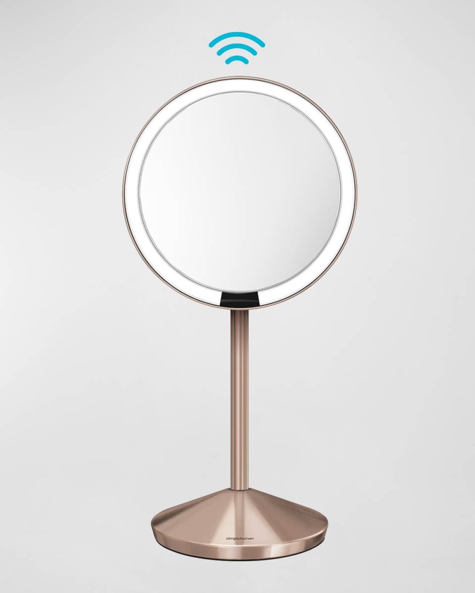 5" Sensor Mirror with Travel Case, Rose Gold