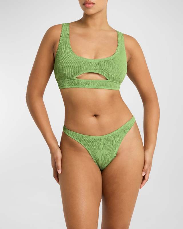 Sasha Palm Tree Bikini Top