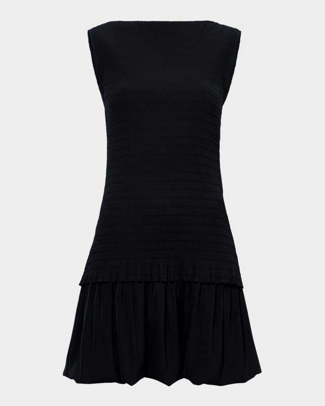 Martine Sleeveless Bubble Hem Mini Dress