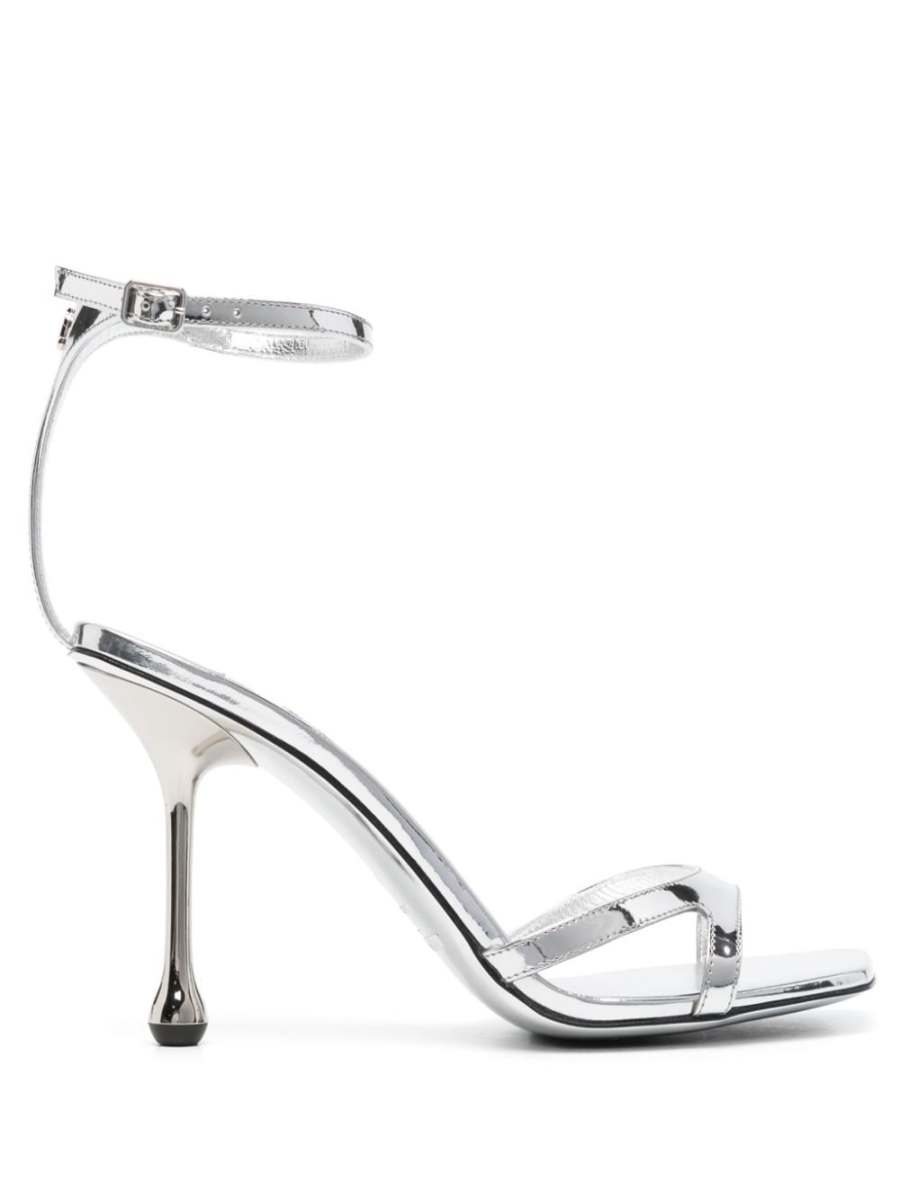 Ixia 95mm metallized sandals