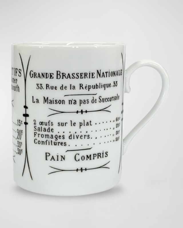 Brasserie Mug, Set of 4
