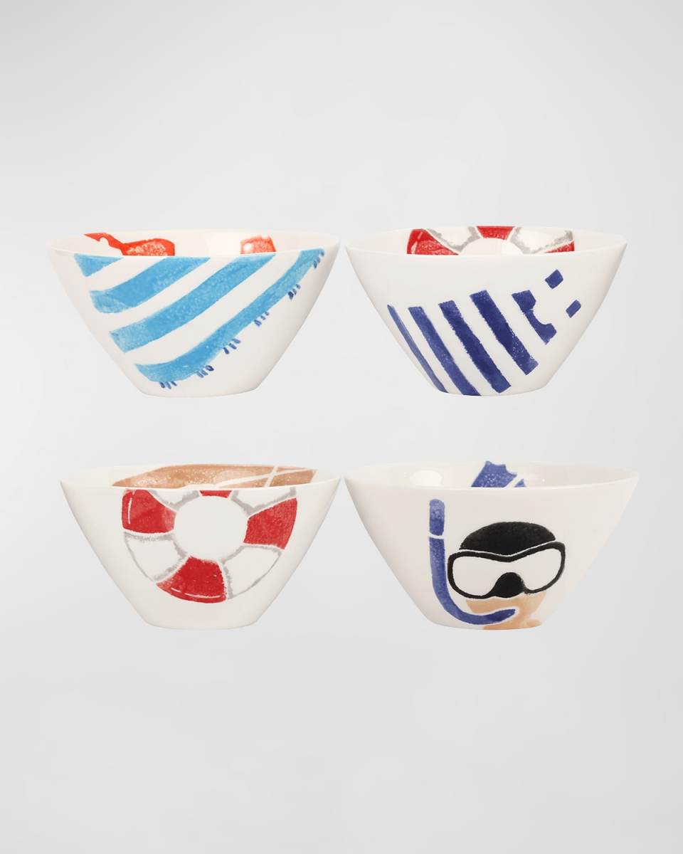 Riveria Assorted Cereal Bowls, Set of 4