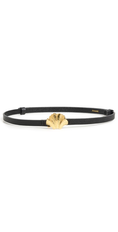 FRAME Gingko Leaf Belt Black