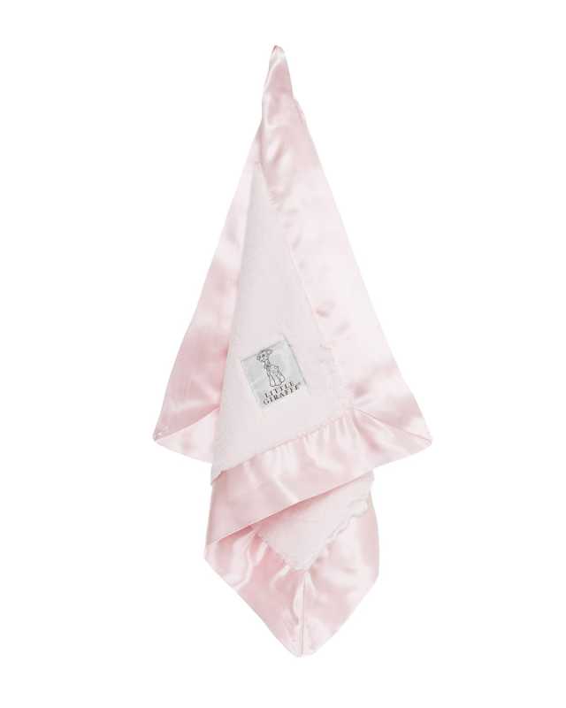 Luxe Solid Plush Baby Blanket w/ Satin Border