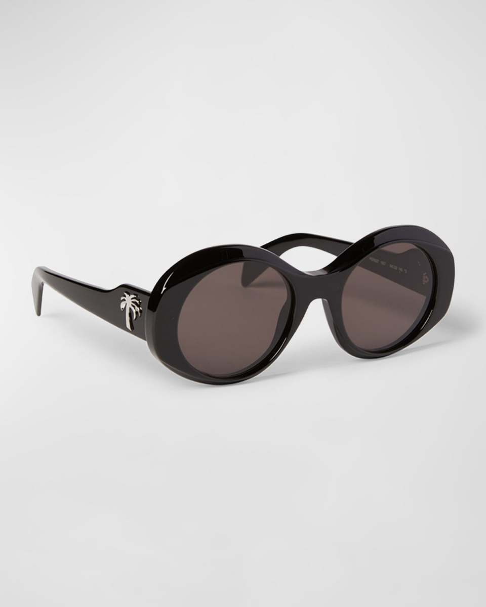 Doyle Acetate Oval Sunglasses