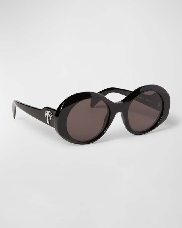 Doyle Acetate Oval Sunglasses