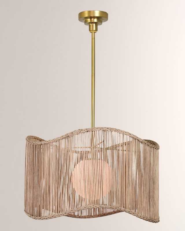 x Coastal Living Nimes Drum Pendant Light (Natural)