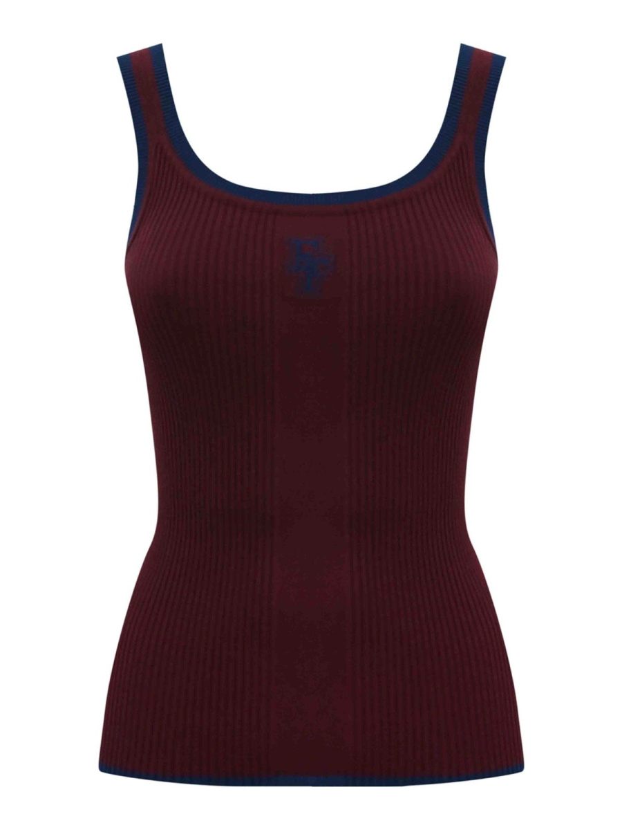 Elisabetta Franchi Top - Rouge