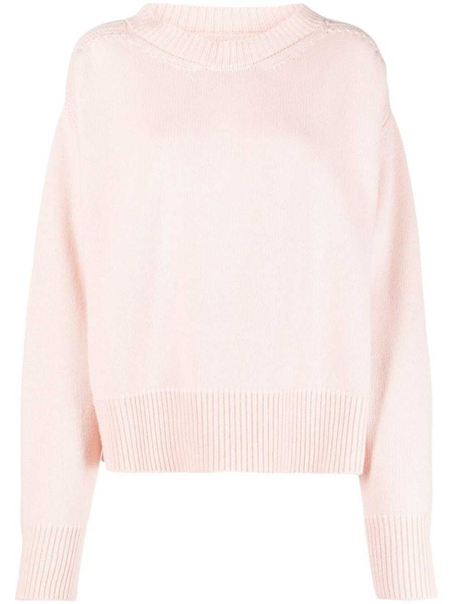 cut-out detail cashmere jumper