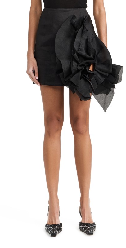 Aje Energy Miniskirt Black